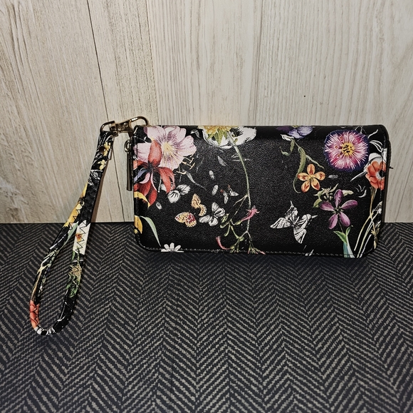Floral pattern purse & wallet - Picture 5 of 6